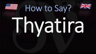 How to Pronounce Thyatira CORRECTLY [upl. by Wallis902]