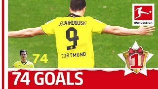 Robert Lewandowski  All Bundesliga Goals for Dortmund  Bundesliga 2017 Advent Calendar 1 [upl. by Orabel12]