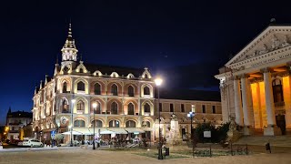 ORADEA City Romania by Night  a beautiful city in Europe [upl. by Petua]