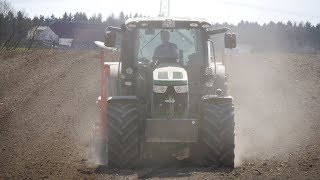 Gerstenaussaat 2018  Grubbern und Säen  John Deere 6150R  LandtechnikTeam Oberpfalz [upl. by Nonrev753]