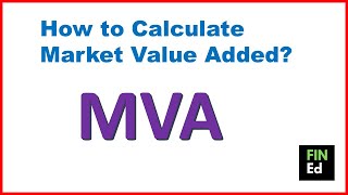 How to calculate market value added  MVA calculation  FINEd [upl. by Vanda]