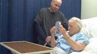 Incentive Spirometry in tracheostomized patients [upl. by Rebecka]