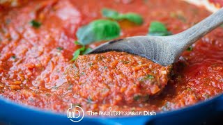 Easy Homemade Pasta Sauce  The Mediterranean Dish [upl. by Natalia]