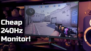 AOC C27G2ZU review A cheap 240Hz monitor [upl. by Eikcir]