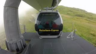 Switzerland  Gondola  Zermatt to Klein Matterhorn [upl. by Lidaa167]