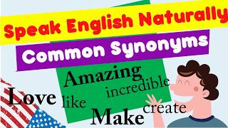 Lesson 5 101 Common Synonyms Words in English [upl. by Nevur]