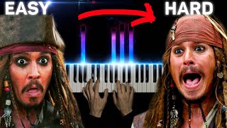 Pirates of the Caribbean From Easy to Hard [upl. by Dale]