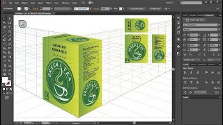 How to Apply Flat Graphics to the Perspective Grid in Adobe Illustrator [upl. by Briant]