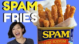 SPAM FRIES  crispy breaded meat fries  You Made What [upl. by Harewood]