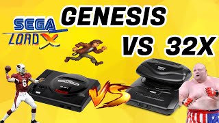 The Sega Genesis vs The Sega 32X  Part 1 [upl. by Akcirehs]