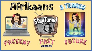 Present past and future tense in Afrikaans [upl. by Ariayek]