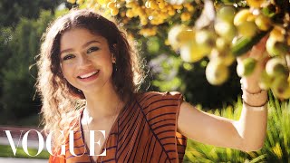 73 Questions With Zendaya  Vogue [upl. by Keemahs]