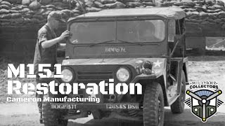 Episode 3 Military Collectors M151 Restoration  Cameron Manufacturing [upl. by Yrffoeg]