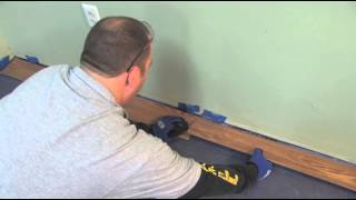 How to Install Laminate Flooring Lock amp Fold  LL Flooring [upl. by Enetsirhc]