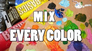 How to Mix EVERY COLOR of Paint [upl. by Eiggem]