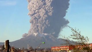 5 Monster Volcano Eruptions Caught On Camera [upl. by Nifares]