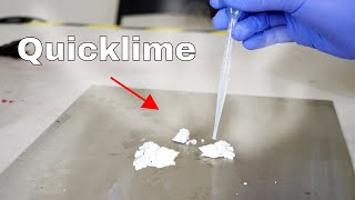 Dont Put Water on Chalk—Quicklime [upl. by Acinomahs]