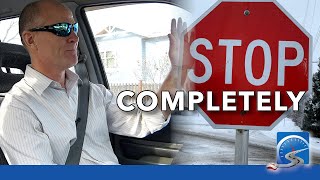 A Complete Stop at STOP Signs to Pass Drivers Test [upl. by Atteve]