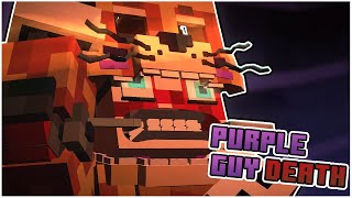 Purple Guys DeathFNAFMinecraft Animation [upl. by Ameh]