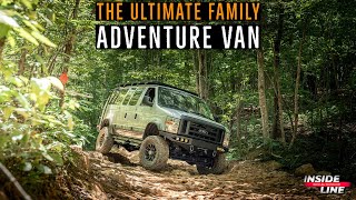 The Ultimate Ford E350 4x4 Adventure Van from Ujoint Offroad  Inside Line [upl. by Misha]