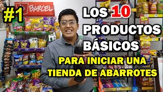 Con cuáles productos puedo iniciar una tienda de abarrotes [upl. by Durham]