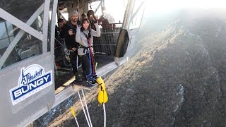 NEVIS BUNGY JUMP  NEW ZEALAND [upl. by Gilboa303]