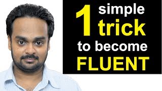 1 Simple Trick to Become Fluent in English  the JAM Technique  How to Be a Confident Speaker [upl. by Nylyahs]