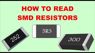 How to Read SMD Resistors [upl. by Esyla704]