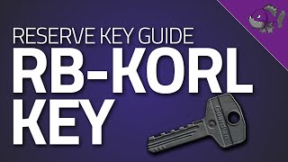 RBKORL Key  Key Guide  Escape From Tarkov [upl. by Anivol]