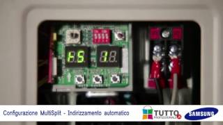 Configurazione Installazione Climatizzatore MULTI SPLIT SAMSUNG  TuttoProfessionaleit [upl. by Meekah]