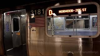 MTA New York City Subway R179 D Train at 161 StYankee Stadium [upl. by Nais164]