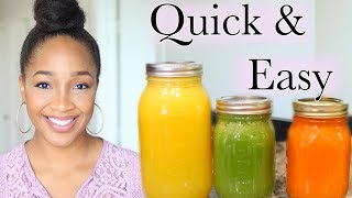 Simple Juice Recipes for Beginners  Juicing 101  JUICING WITH DREA  Entrepreneur Life [upl. by Livia666]