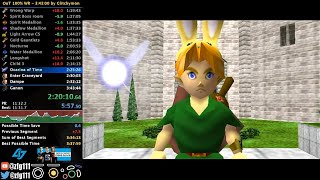 Ocarina of Time 100 Speedrun in 33946 [upl. by Eldredge958]