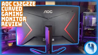 AOC C32G2ZE G Line 2nd Gen 32 Inch Gaming Monitor Unboxing and Review 2021 [upl. by Namlaz]