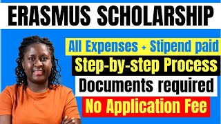 ERASMUS MUNDUS 2024 Erasmus Mundus Scholarship Application Process [upl. by Tsenre773]