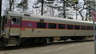 Cohasset MA commuter rail train [upl. by Jamilla]