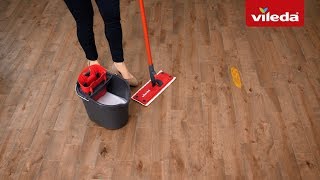 How to use the Vileda UltraMax Plus Mop and Bucket [upl. by Mure]