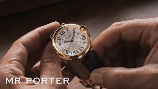 Best Of Two Cartier Dress Watches  MR PORTER [upl. by Aropizt698]