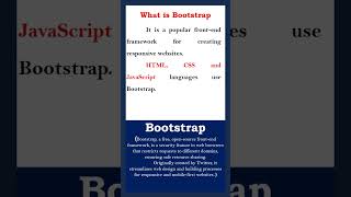 what is Bootstrap [upl. by Boniface966]