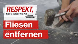 Fliesen entfernen und austauschen  toom Werkstatt [upl. by Kcir]