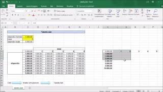 Tabella dati in Excel [upl. by Roe]