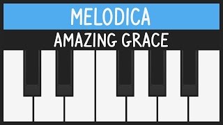 Amazing Grace  Melodica Tutorial [upl. by Paderna]