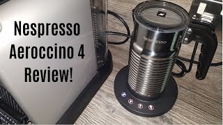 Nespresso Aeroccino 4 Milk Frother Review  Worth upgrading from the Aeroccino 3 [upl. by Rovit498]