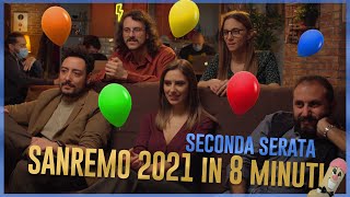 The Jackal  SANREMO 2021 in 8 minuti  Seconda Serata [upl. by Hairakcaz]