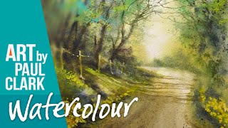 How to Paint a Spring Scene stepbystep in Watercolour [upl. by Isidro]