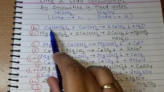 Engineering ChemintryLime Soda Calculation Part1 [upl. by Kalasky871]