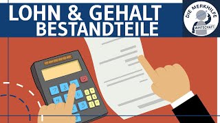 Lohn amp Gehaltsabrechnung  Bruttoentgelt Abzüge AN und AGAnteil Nettoentgelt amp Beispiel [upl. by Gnilyam]