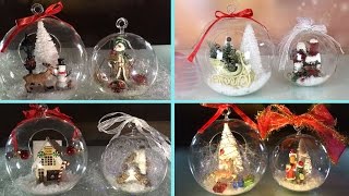 DIY Clear Glass Ornaments for Christmas and New Year ➻ 4Anastasia [upl. by Ettolrahc]