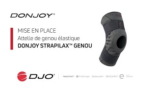 DonJoy StrapiLax™ Genou  Mise en place [upl. by Esaertal]