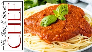 How to Make Homemade Spaghetti Sauce [upl. by Adnaw]